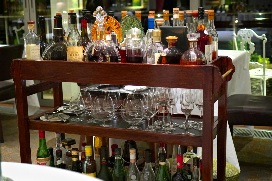 Trolley of Spirits and Liqueurs