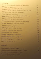 Ikoyi Wine List: Champagne / Sparkling