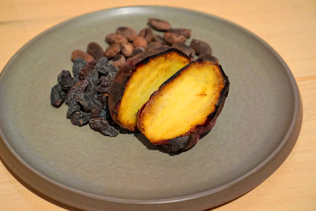 Cacao, Raisins and Sweet Potato
