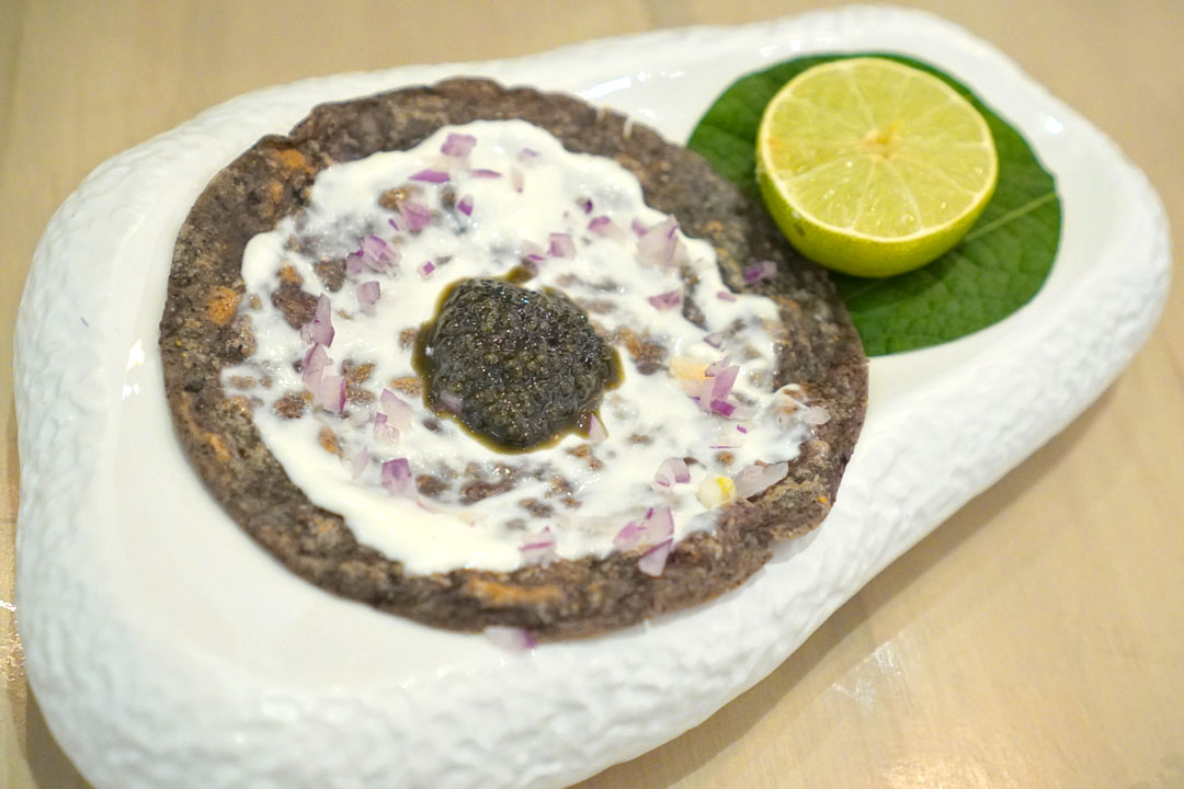 caviar tortilla