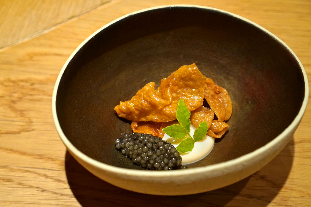 Torikawa, Golden Ossetra Caviar, Tofu Mayo