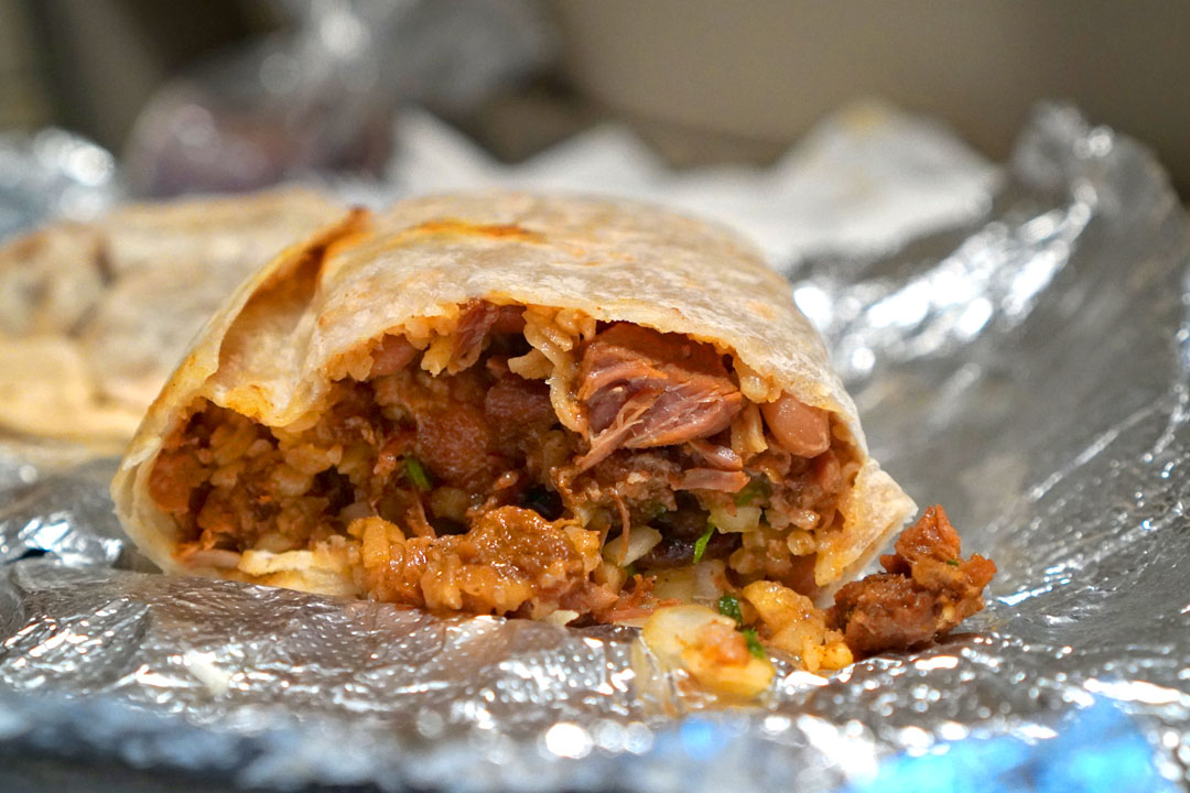 Burrito – Al-Pastor (Inside View)