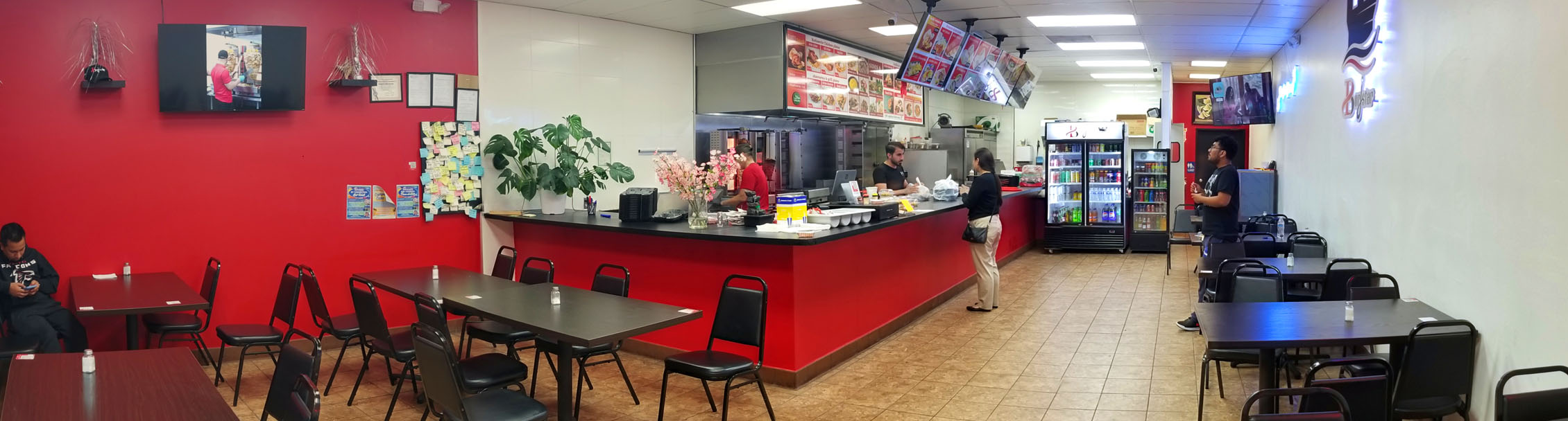 Borjstar Shawarma Shop Interior