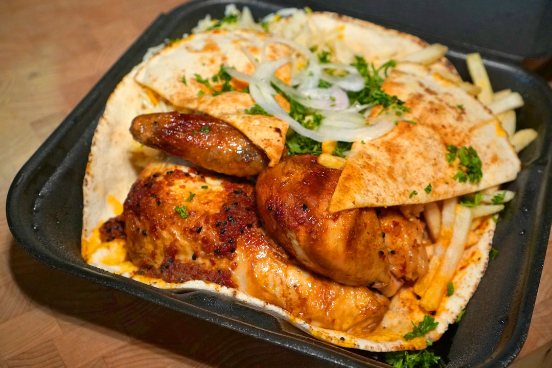 Half Rotisserie Chicken Plate