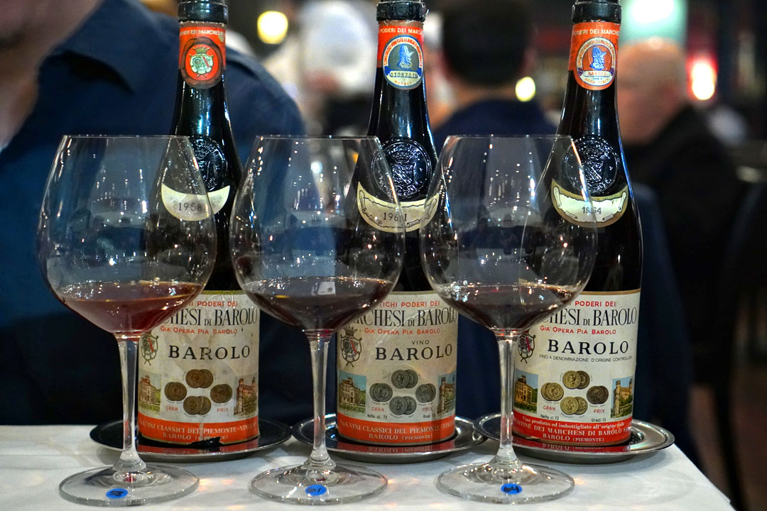 1958 Marchesi di Barolo Barolo + 1961 Marchesi di Barolo Barolo + 1964 Marchesi di Barolo Barolo