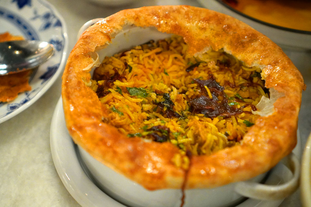 Jackfruit Dum Biryani (Cut Open)