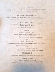 Meteora Tasting Menu