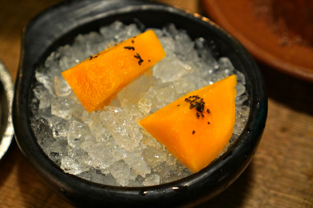 Melon with Black Lava Salt