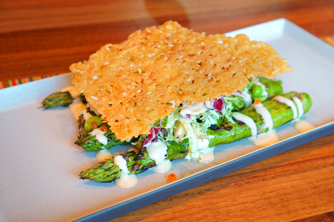 Grilled Asparagus 'Caesar'