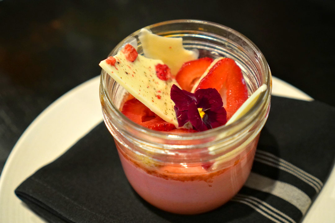 Cherry Blossom Creme Brulee