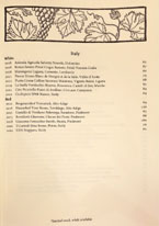 Chez Panisse Wine List: Italy