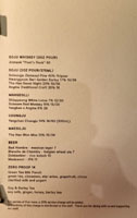 Yangban Sul & Beer List