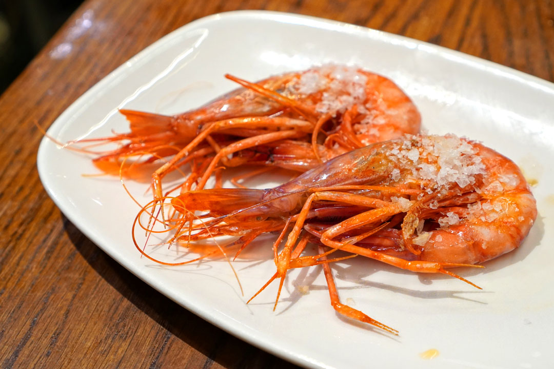 Gambas de Palamós a la plancha