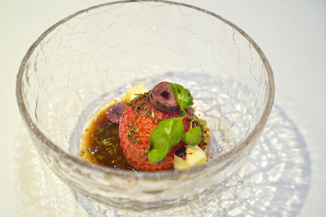 Greek-style preserved tomato