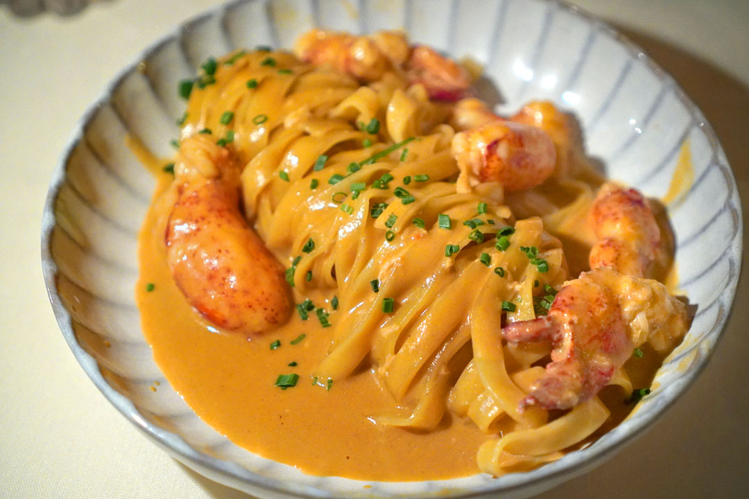 Tagliatelle au homard