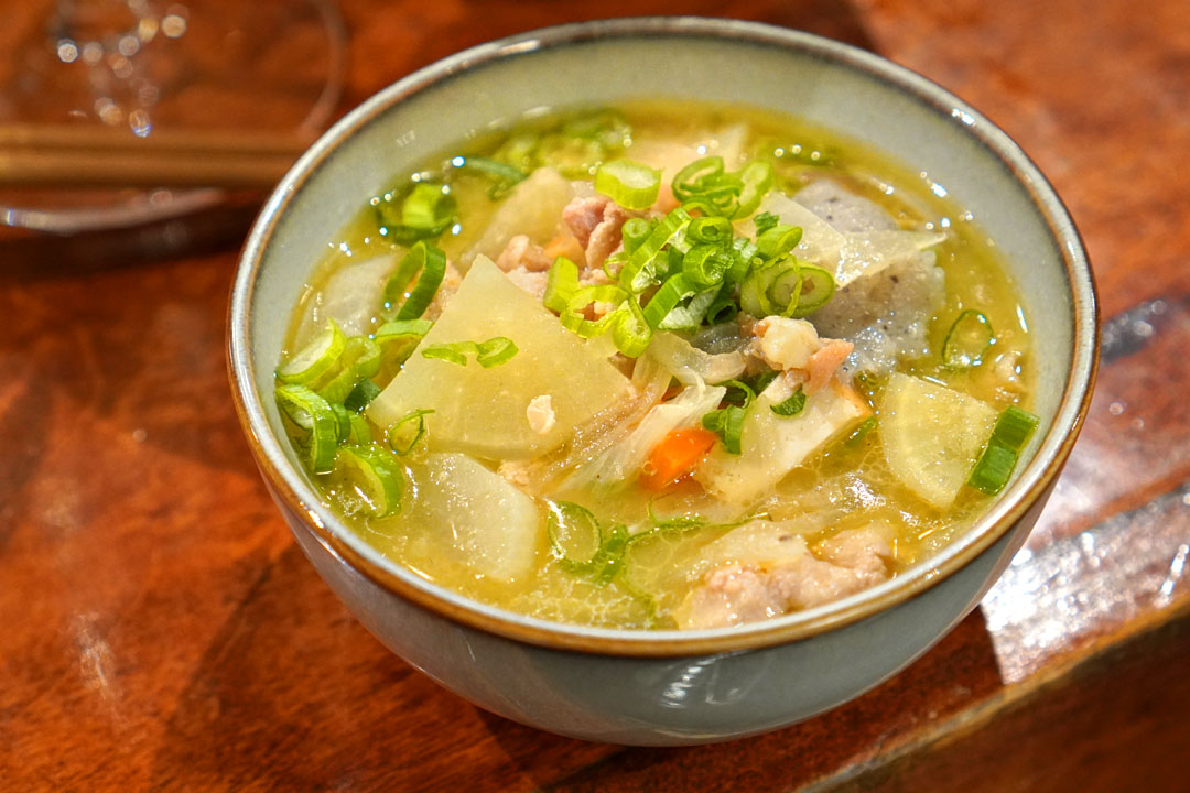 Pork and Vegetables Miso Soup