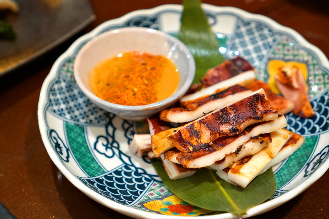 烏賊一夜干し Grilled, Over Night Dried Squid