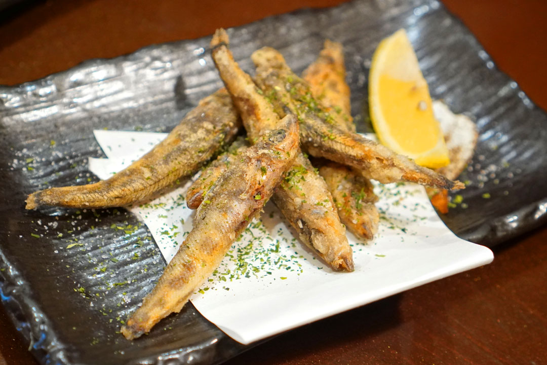 めひかり唐揚げ 'Mehikari' Deep Fried Greenling Fish