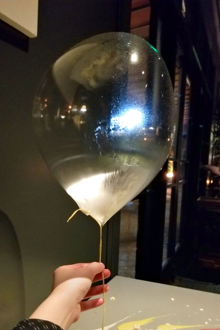 green apple balloon