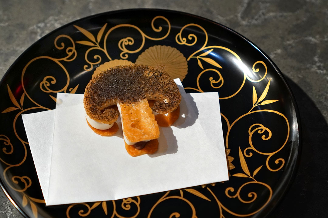 porcini, indigenous cacao, tea leaf