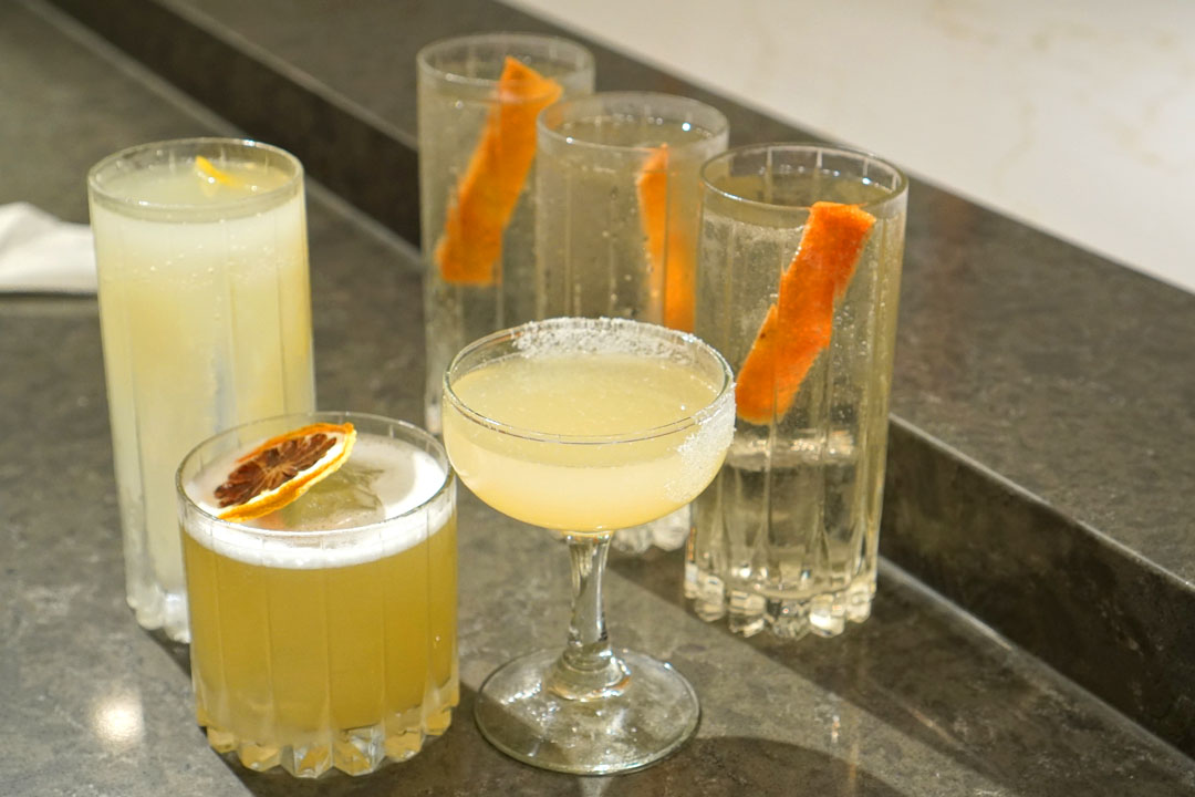 Sawa Highballs, Yuzu Highball, Dashi Martini