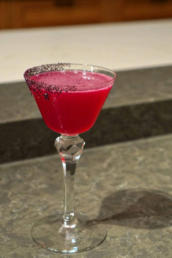 Red Shiso Martini