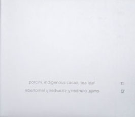 Restaurant Ki Menu: Courses 11+12