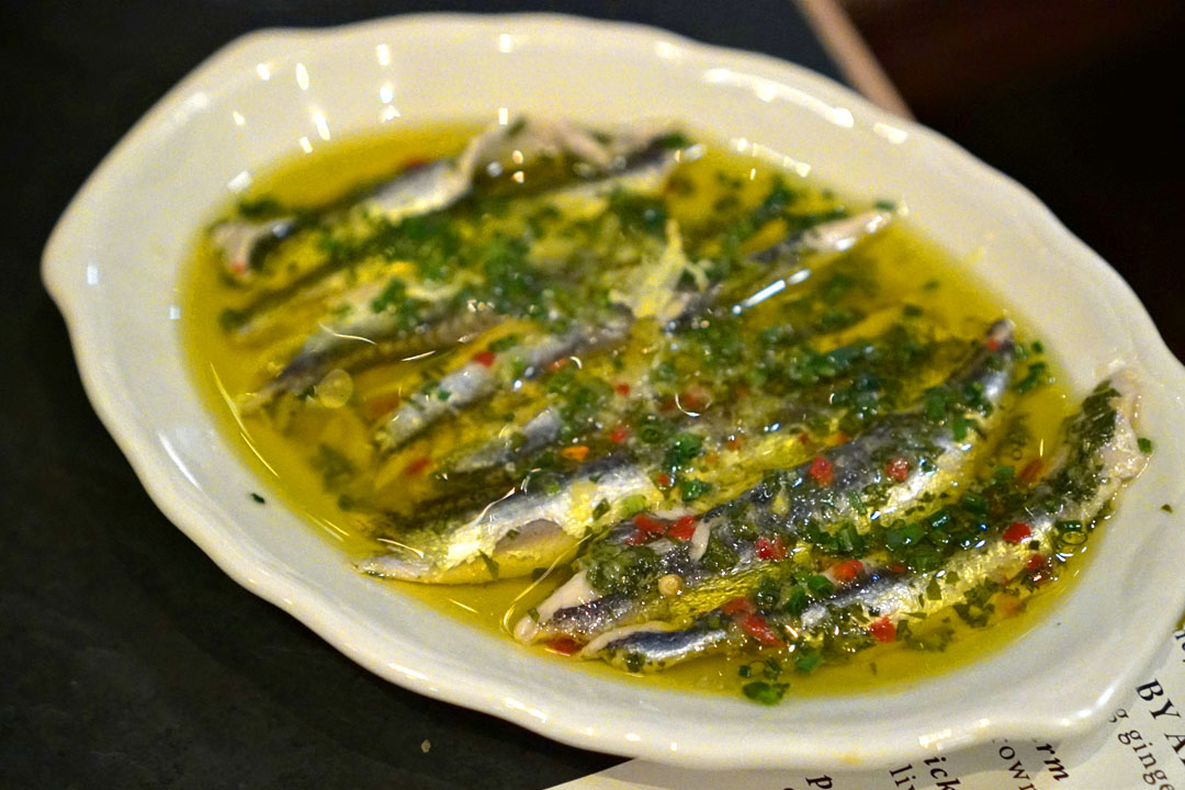 Pickled White Anchovies