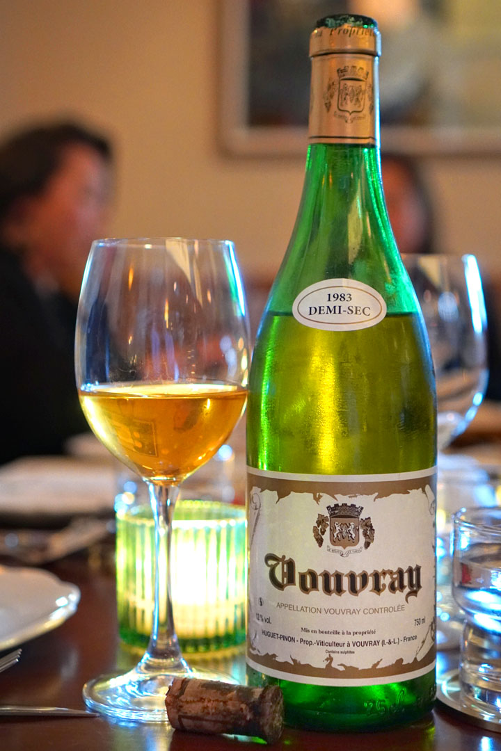 1983 Domaine Huguet Pinon Vouvray Demi-Sec
