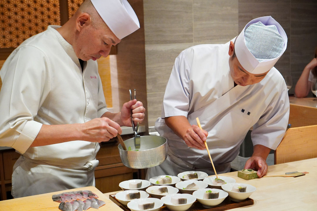 Assembling Steamed Fish